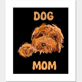 Dog Mom adorable puppy dog shirt Posters and Art